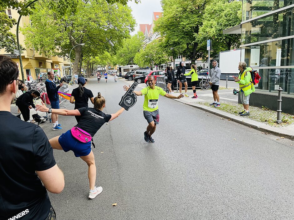 Generalprobe: Cheering Point at Rüdesheimer Platz © SCC EVENTS / Vincent Dornbusch